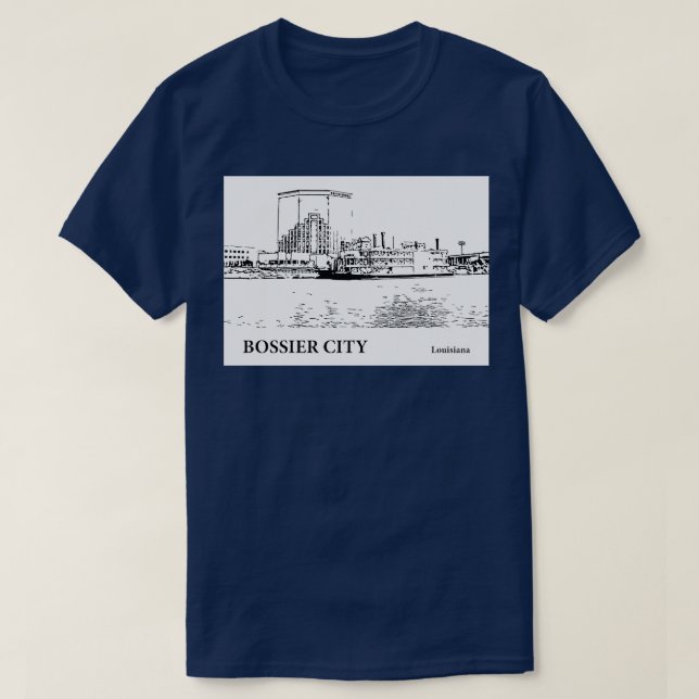 Bossier City Louisiana TShirt - 2 (Design devant)