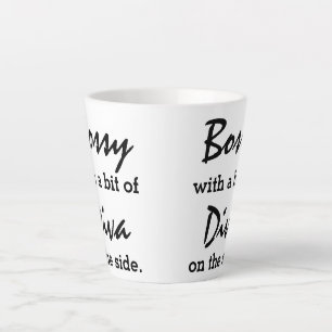 Bossy Avec Un Peu De Diva Moderne Latte Mug