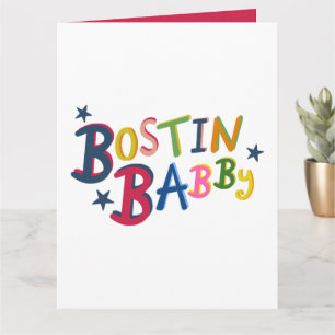 BOSTIN BABBY Black Pays Mots Nouvelle Carte Bébé