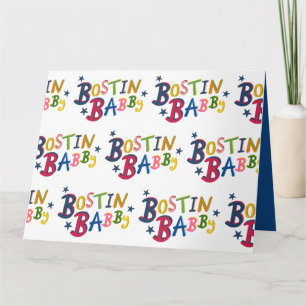 BOSTIN BABBY Black Pays Mots Nouvelle Carte Bébé