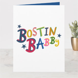 BOSTIN BABBY Black Pays Mots Nouvelle Carte Bébé