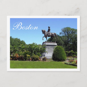 Boston Gardens, carte postale du Massachusetts