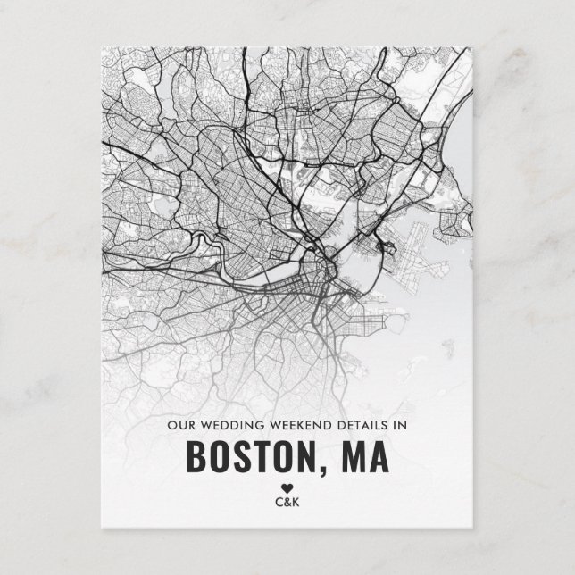 Boston Mariage Weekend Details Carte de boîtier (Devant)