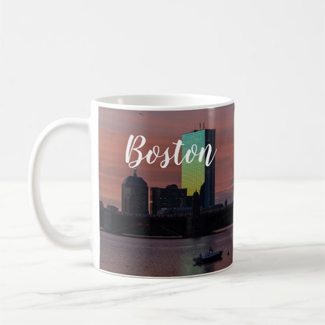 Boston Massachusetts Café Mug (Gauche)