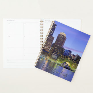 Boston Massachusetts Skyline Calendrier Planificat