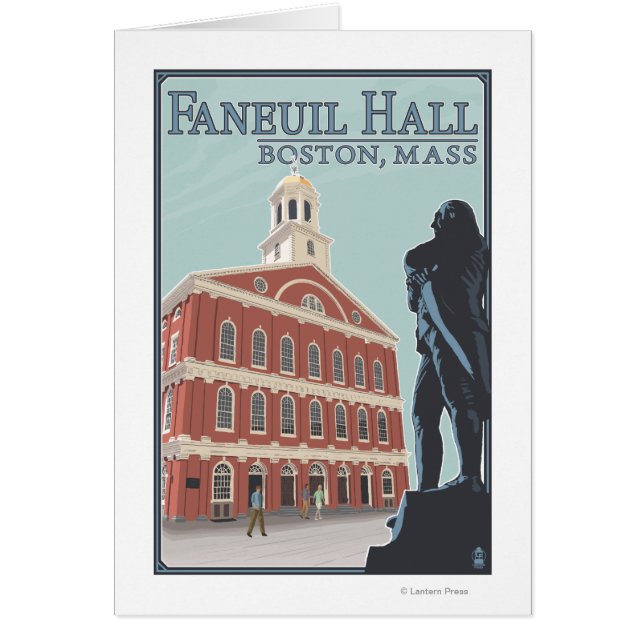 Boston, MassachusettsVue du hall de Faneuil (Devant)