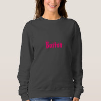"Boston" neige rose chaud - Sweat - shirt à capuch