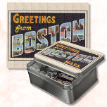 Boston Puzzle cadeau Vintage Boston Jigsaw Puzzle<br><div class="desc">Boston Puzzle Gift Vintage Boston Jigsaw Puzzle Gift for Boston Lovers</div>