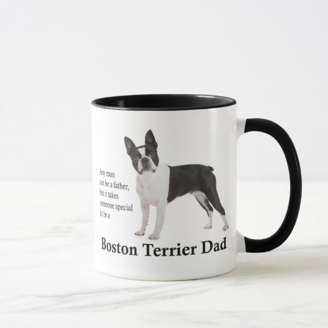 Boston Terrier Dad Mug (Droite)