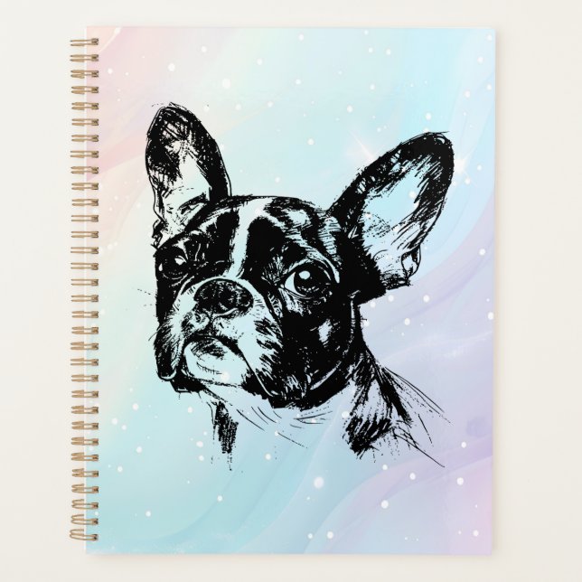 Boston Terrier Dog Design d'art chic (Devant)
