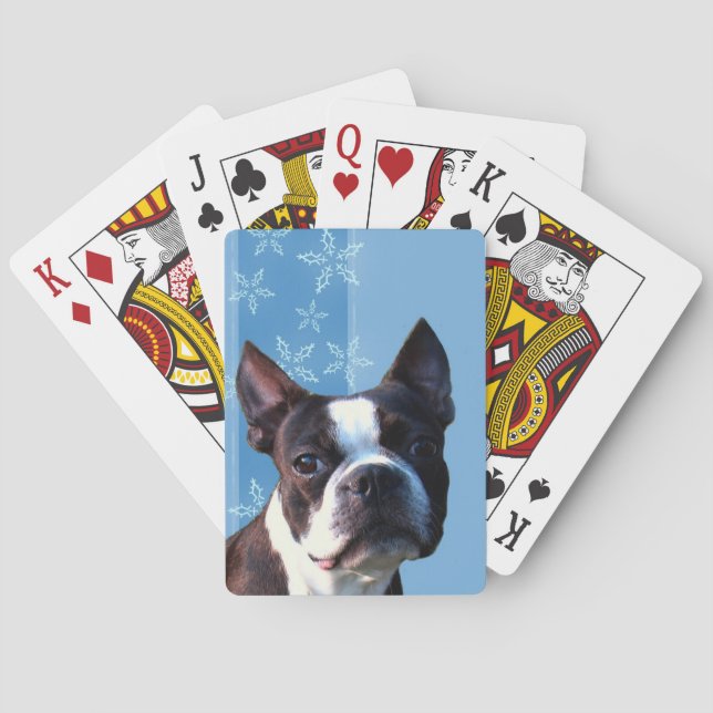 Boston Terrier jeu de cartes (dos)