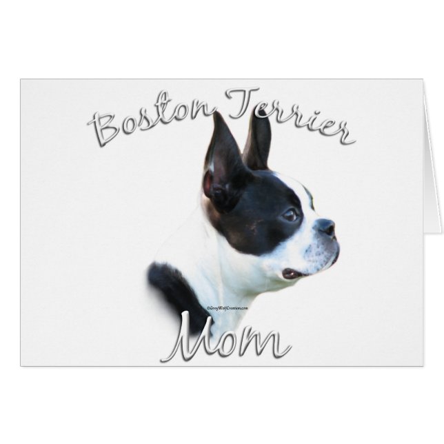Boston Terrier Maman 2 (Devant horizontal)
