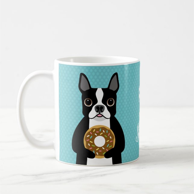 Boston Terrier Mugs (Gauche)