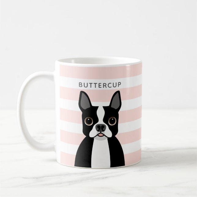Boston Terrier Mugs (Gauche)