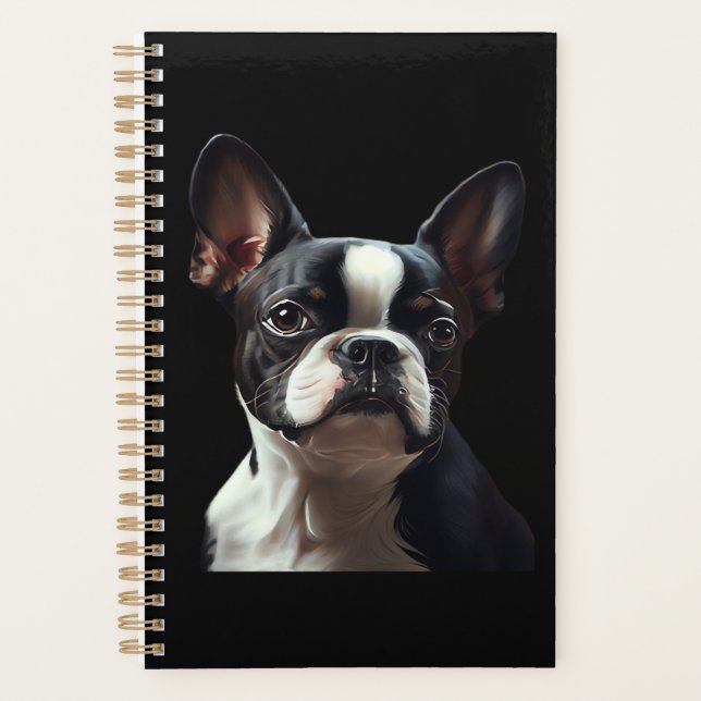 Boston Terrier - Oil Paint Classic T-Shirt (Devant)