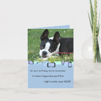 Boston Terrier Toutes les occasions Carte de voeux