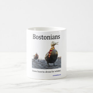 Bostonians savent s'habiller pour la tasse d'hiver