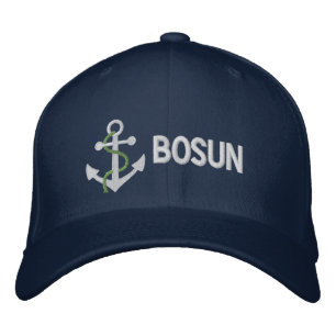 BOSUN Yacht Brodé Casquette bleu