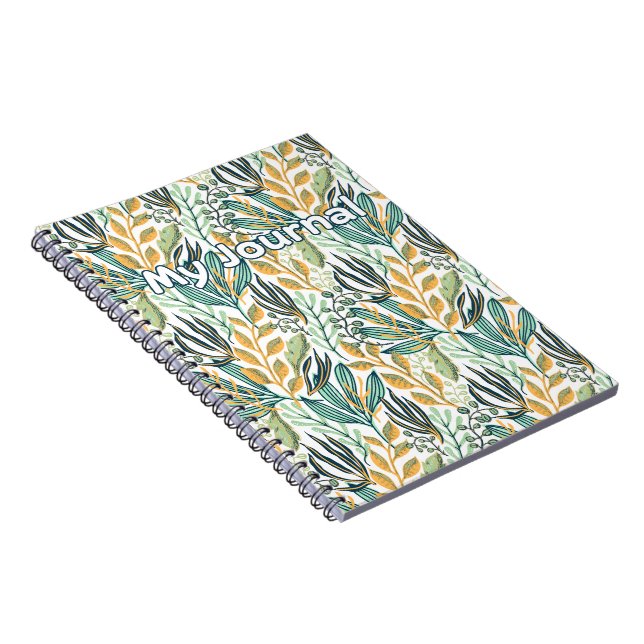 Botanical Breeze – Carnet floral "Mon Journal" (Côté Droit)