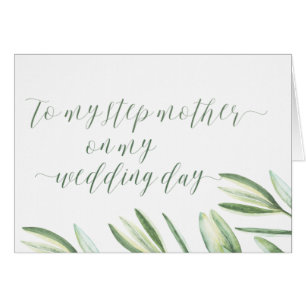 Botanique à ma mère d'étape mon jour du mariage