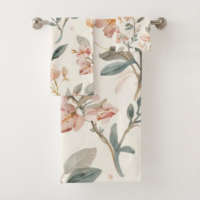 Botanique Aquarelle Fleur Sauvage Douce Sauge Neut (En situation)