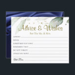 Botanique Aquarelle Mariage Conseils Wings Cartes<br><div class="desc">Mariage Conseils et voeux Cartes pour mariée et gardienne de mariée,  Voeux pour M. & Mme - Fête des mariées,  Jeux de Bachelorette.</div>