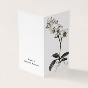 Botanique Card_Orchid plié
