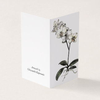 Botanique Card_Orchid plié