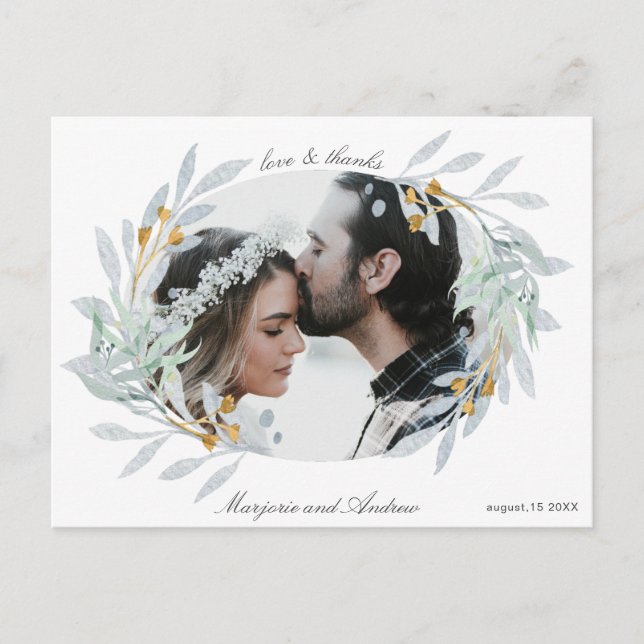 Botanique douce | Carte postale Merci photo (Devant)