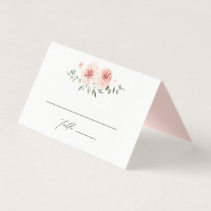Botanique Floral Jardin Mariage Carte Place