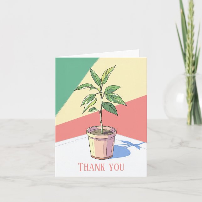 Botanique Maison en pointillés plante merci (Devant)