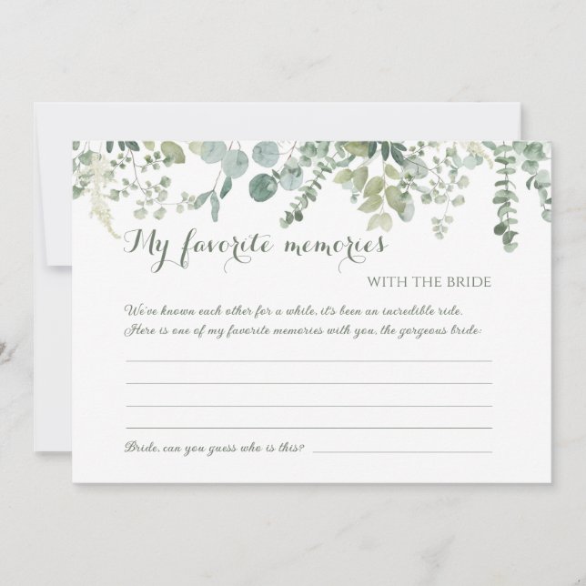 Botanique Mes souvenirs favoris avec la carte de f (Devant)