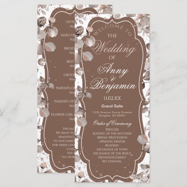 Botanique Mocha Mousse (Devant / Derrière)