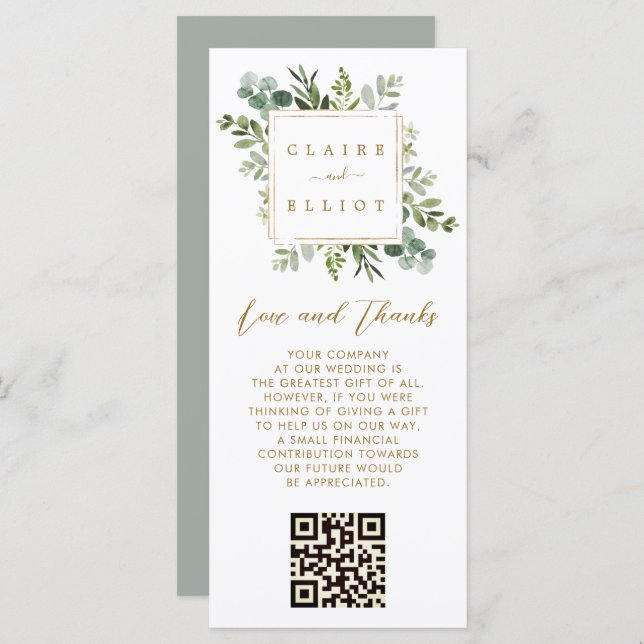 Botanique Or vert de la verdure de l'envie bien Me (Devant / Derrière)