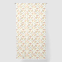 Botanique Pastel Floral Sheer Jeu de rideau d'été