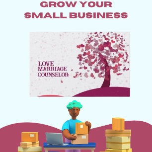 Botanique Valentine Love Conseiller Carte de visit