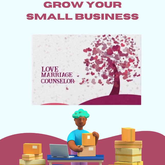 Botanique Valentine Love Conseiller Carte de visit (Créateur téléchargé)