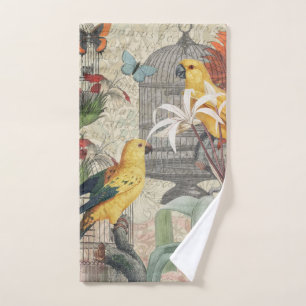 Botanique Vintage Oiseaux Nature Tropical Antique