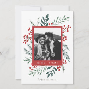 Botaniques d'hiver Elégante photo de Noël