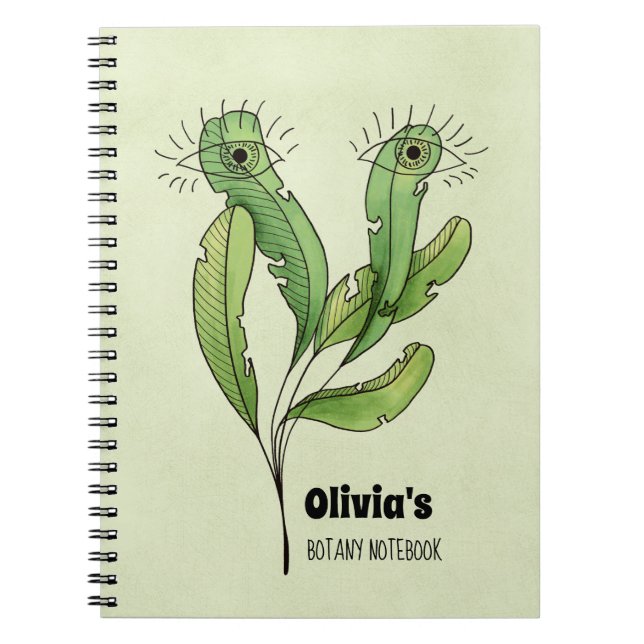 Botany carnet plante amant biologie (Devant)