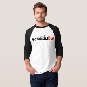 #BothSidesDont - 3/4 T-shirt de base de raglan de