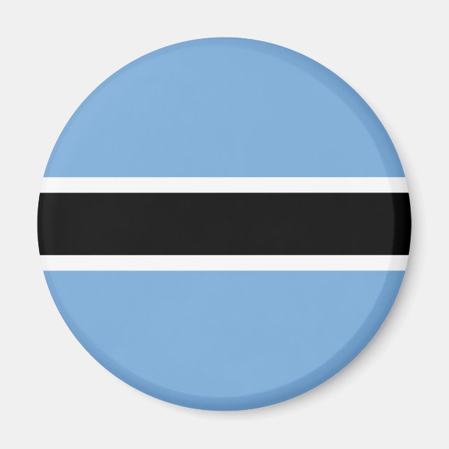 Botswana flag Magnet (Devant)