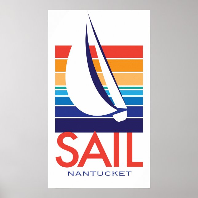 Botte couleur Carré_SAIL Poster Nantucket (Devant)