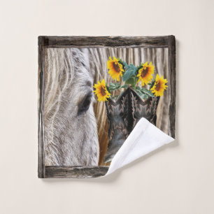 Botte de Cheval Cowboy Tournesols