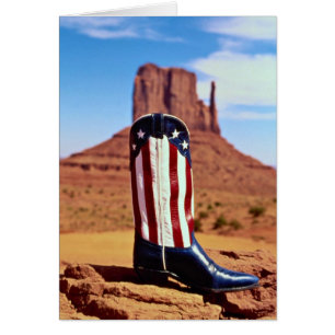 Botte de cowboy solitaire, Monument Valley, Arizon