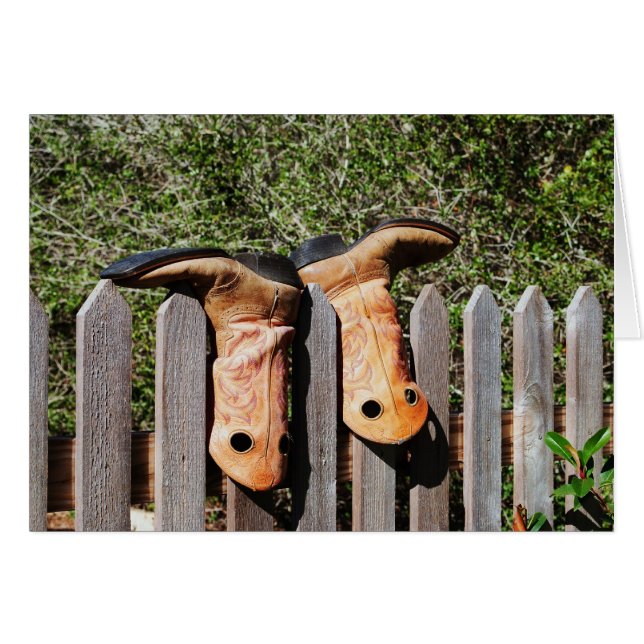 Botte de cowboys (Devant horizontal)