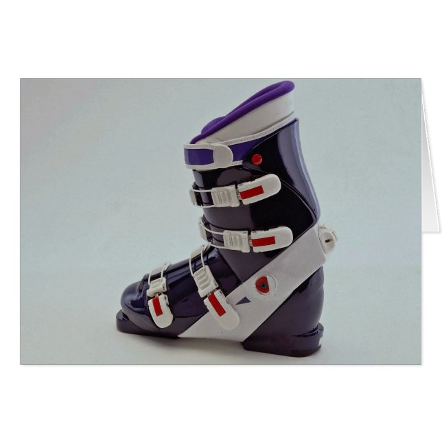 Botte de ski colorée (Devant horizontal)