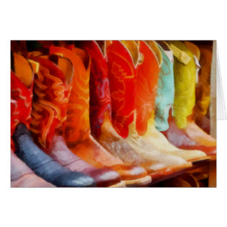 Bottes de cowboy colorées