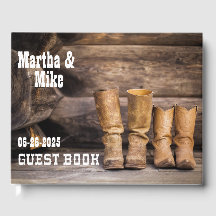 Bottes de cowboy Country Western Livre d'or de mar