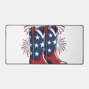 Bottes de cowboy patriotiques conception de chemis